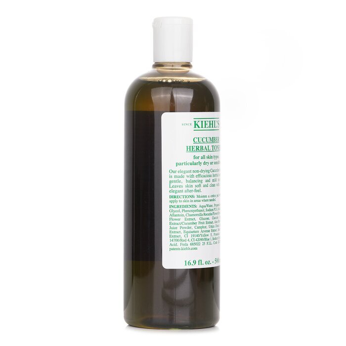 Kiehl's Cucumber Herbal Alkoholfreier Toner - Für trockene oder empfindliche Hauttypen 500ml/16,9oz