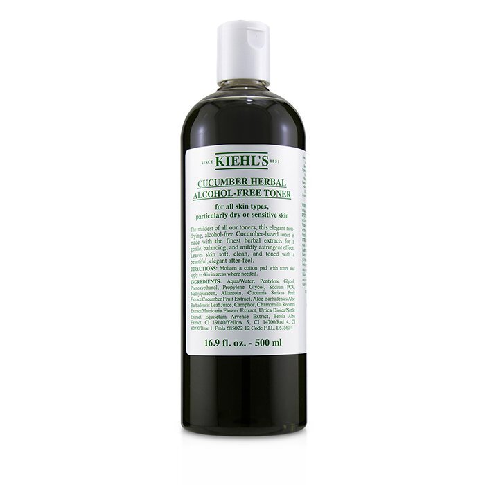 Kiehl's Cucumber Herbal Alkoholfreier Toner - Für trockene oder empfindliche Hauttypen 500ml/16,9oz
