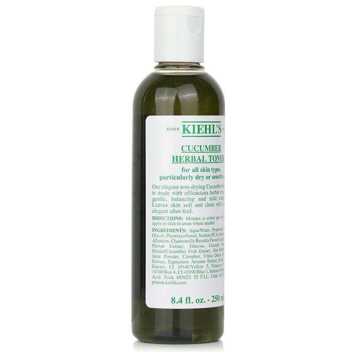 Kiehl's Cucumber Herbal Alcohol-Free Toner - For Dry or Sensitive Skin Types 250ml