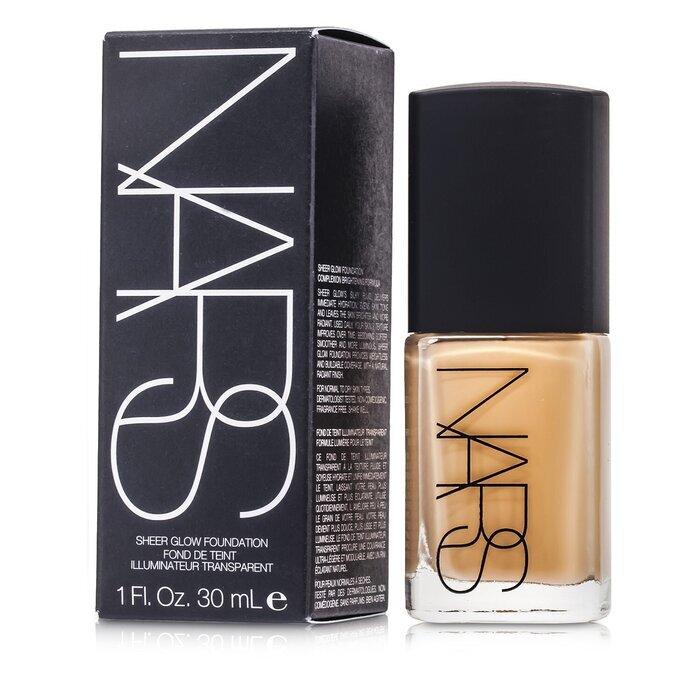 NARS Sheer Glow Foundation – Punjab (Mittel 1) 30 ml/1 oz