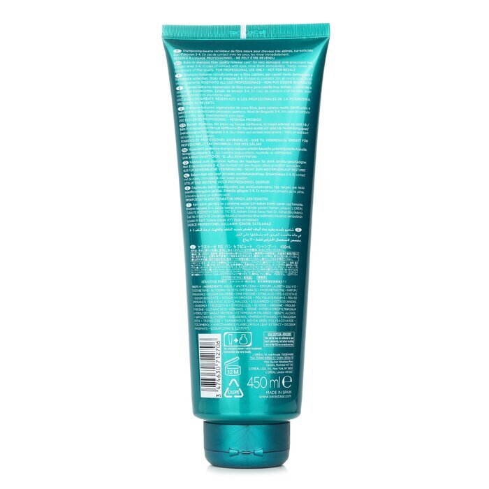 Kerastase Resistance Bain Therapiste Balm-In -Shampoo Fiber Quality Renewal Care (Für sehr geschädigtes, überstrapaziertes Haar) 450ml/15oz