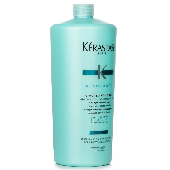 Kerastase Resistance Ciment Anti-Usure Stärkende Anti-Bruch-Creme - Ausspülen (für beschädigte Längen und Spitzen) 1000ml/34oz
