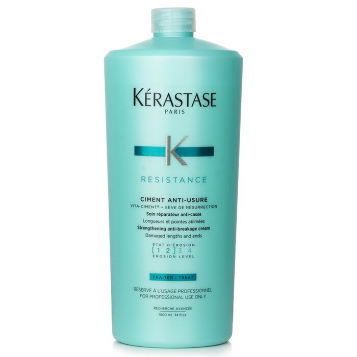 Kerastase Resistance Ciment Anti-Usure Stärkende Anti-Bruch-Creme - Ausspülen (für beschädigte Längen und Spitzen) 1000ml/34oz