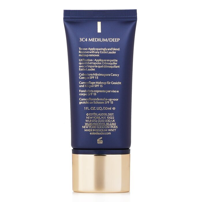 Estee Lauder Double Wear Maximum Cover Camouflage Make Up (Face & Body) SPF15 - 07/3C4 Medium/Deep 30ml