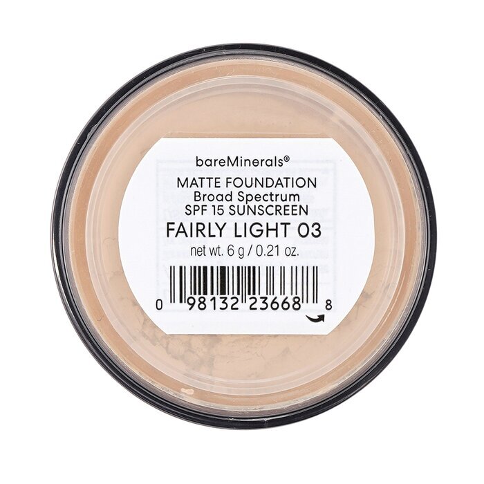 BareMinerals Matte Foundation Broad Spectrum SPF15 - Ziemlich leicht, 6 g/0,21 oz