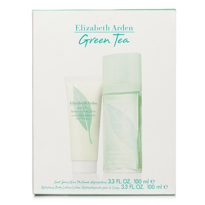Elizabeth Arden Green Tea Coffret: Eau Parfumee Spray 100 ml + Erfrischende Körperlotion 100 ml, 2 Stück