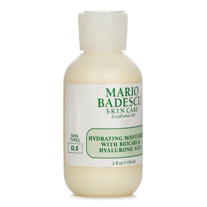 Mario Badescu Feuchtigkeitsspendende Feuchtigkeitscreme mit Biocare und Hyaluronsäure – für trockene/empfindliche Hauttypen, 59 ml/2 oz