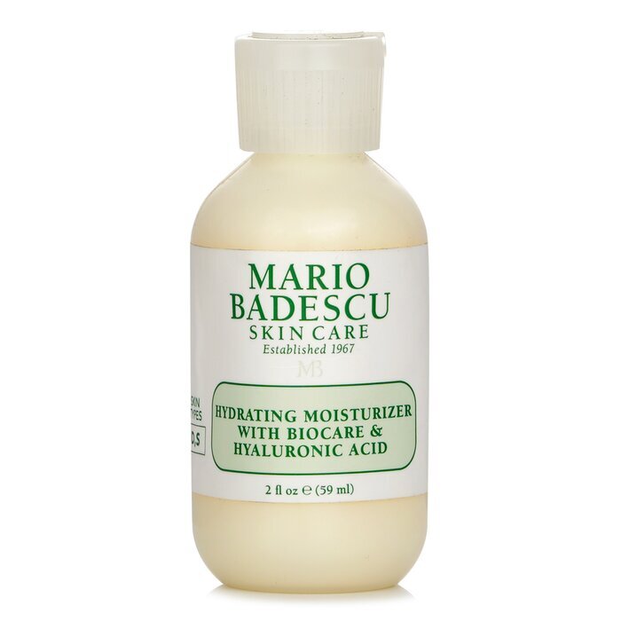 Mario Badescu Feuchtigkeitsspendende Feuchtigkeitscreme mit Biocare und Hyaluronsäure – für trockene/empfindliche Hauttypen, 59 ml/2 oz