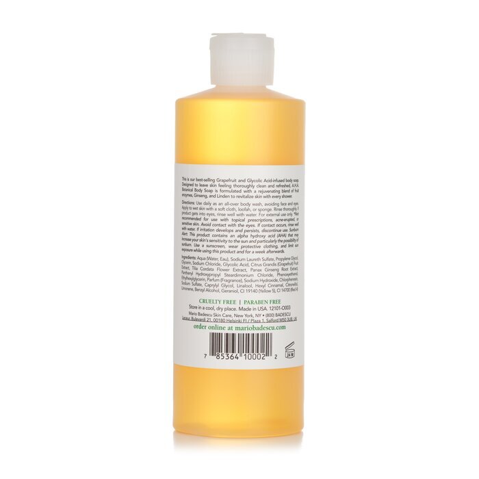 Mario Badescu AHA Botanical Body Soap - Für alle Hauttypen 472ml/16oz