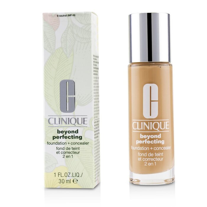 Clinique Beyond Perfecting Foundation & Concealer – Nr. 09 Neutral (MF-N) 30 ml