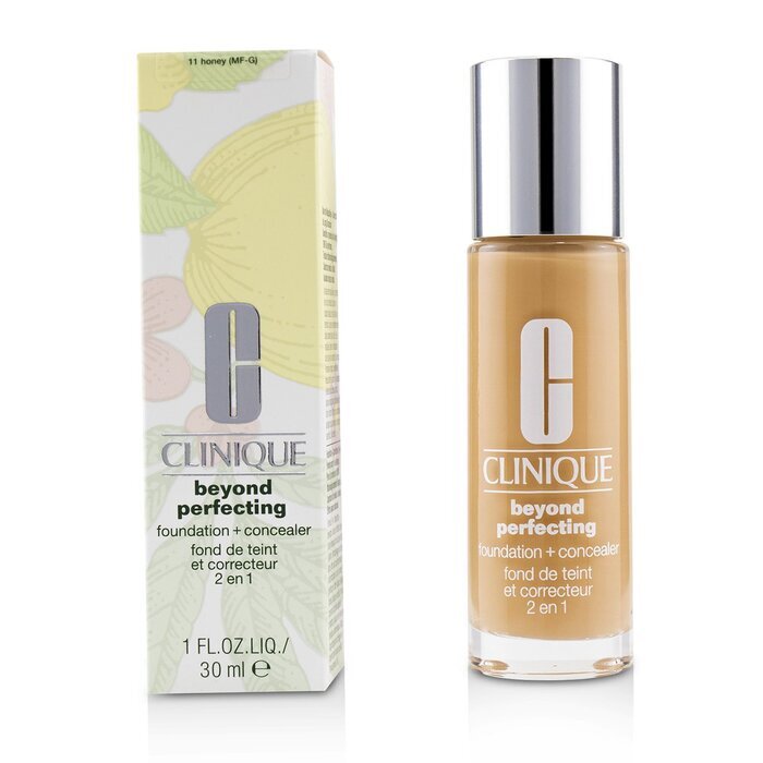 Clinique Beyond Perfecting Foundation & Concealer – Nr. 11 Honey (MF-G) 30 ml