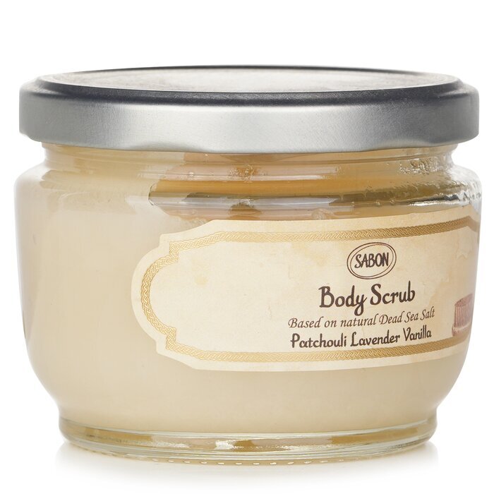 Sabon Körperpeeling - Patchouli Lavendel Vanille 320g/11,3oz
