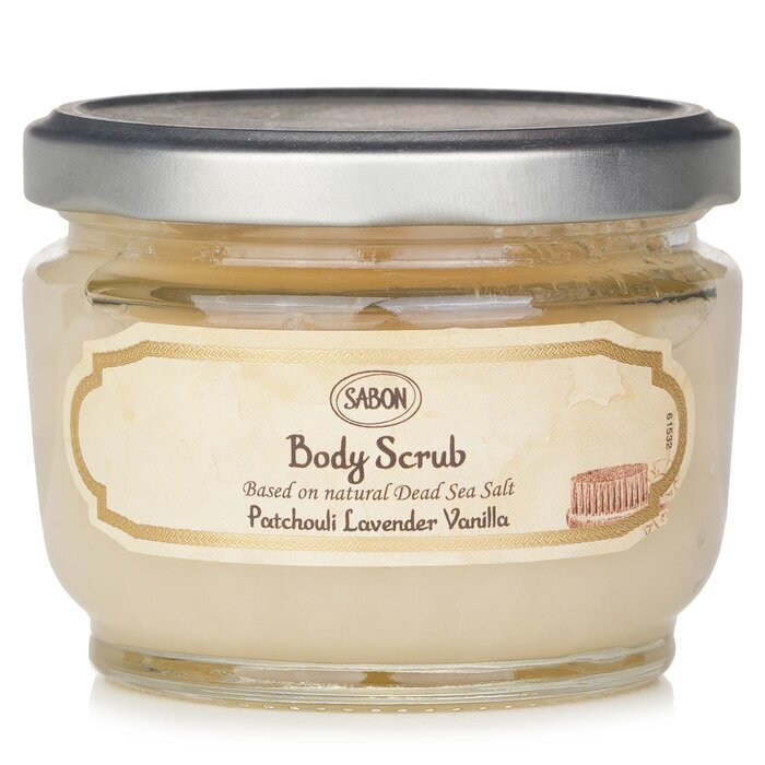 Sabon Körperpeeling - Patchouli Lavendel Vanille 320g/11,3oz