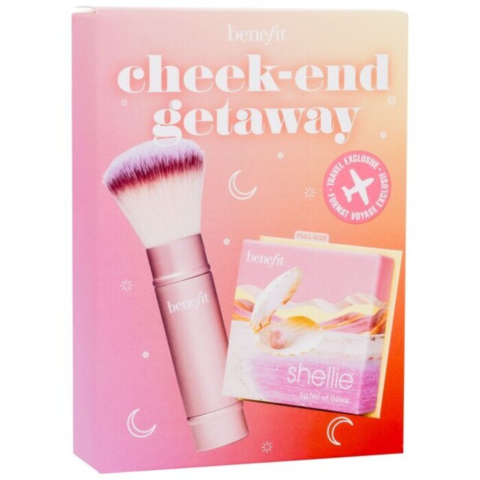 Benefit Cheek-end Getaway Set Shellie Blush 6gr/Multitasking-Pinsel 6g