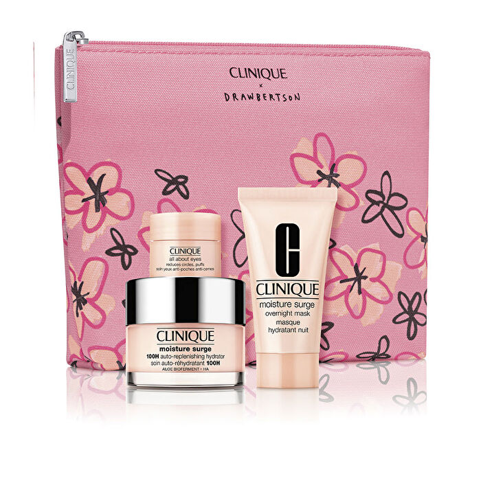Clinique Moisture Megastars Geschenkset Creme 50 ml/Maske 30 ml/Augencreme 5 ml 85 ml