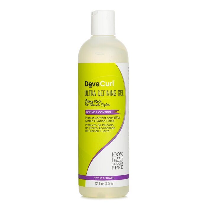 DevaCurl Ultra Defining Gel (Starker Halt, No-Crunch-Styler – Definieren und Kontrollieren) 355 ml/12 oz