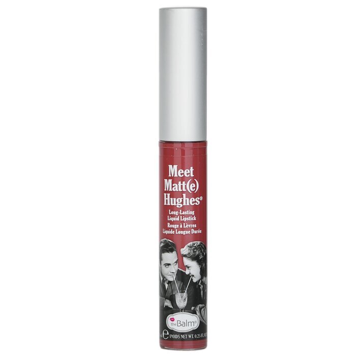 TheBalm Meet Matte Hughes Flüssiger Lippenstift mit langem Halt – Charming, 7,4 ml