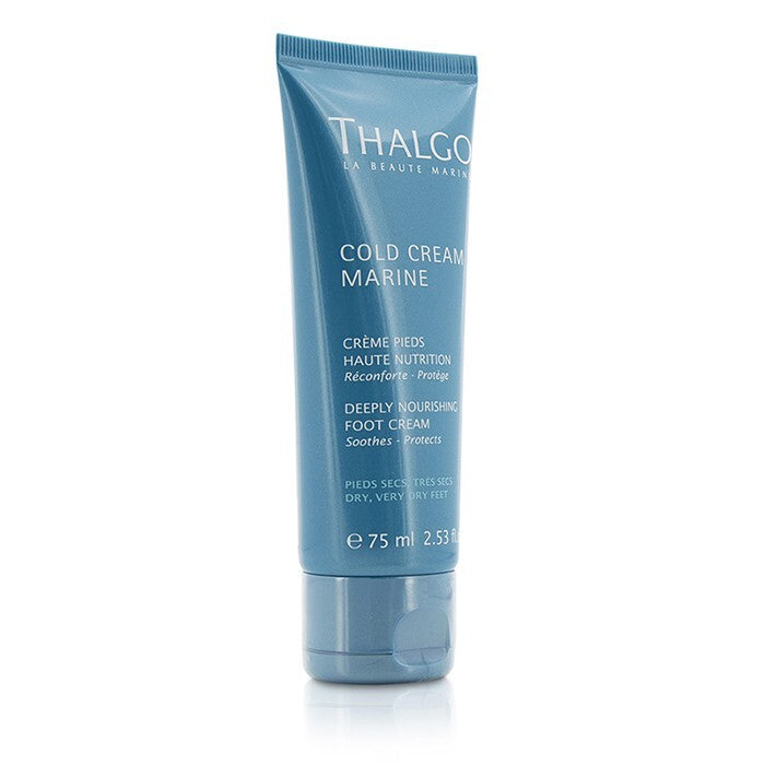 Thalgo Cold Cream Marine tiefenwirksam nährende Fußcreme – für trockene, sehr trockene Füße, 75 ml