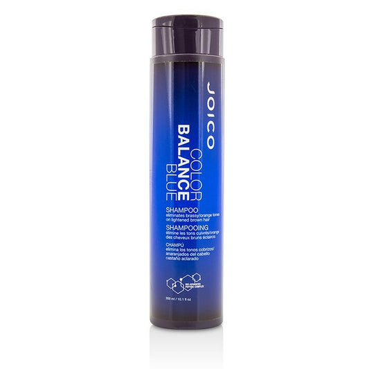 Joico Color Balance Blue Shampoo (beseitigt messingfarbene/orange Töne auf aufgehelltem braunem Haar) 300 ml