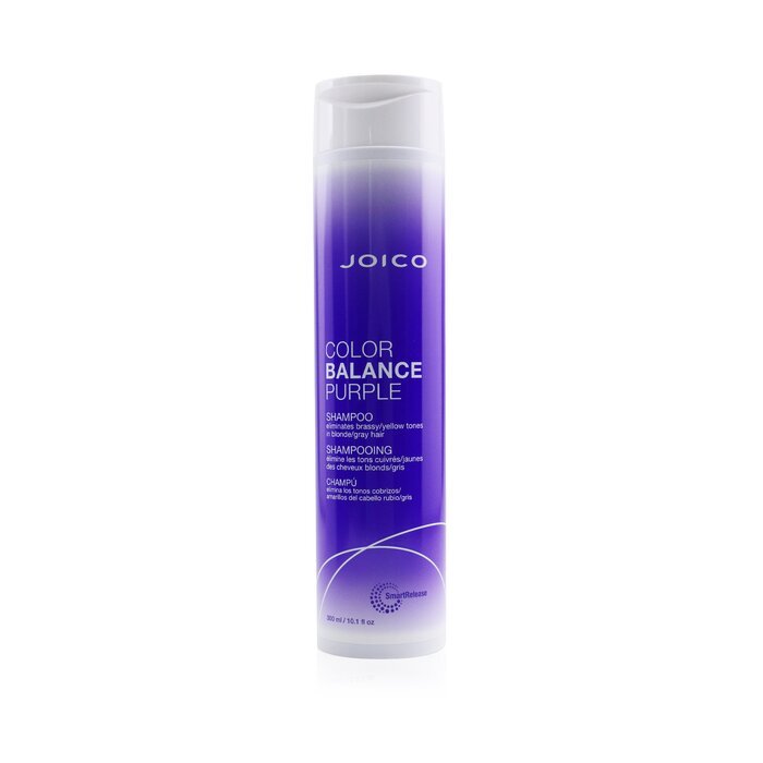 Joico Color Balance Purple Shampoo (Beseitigt messingfarbene/gelbe Töne auf blondem/grauem Haar) 300 ml