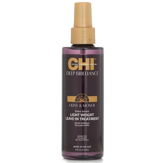 CHI Deep Brilliance Olive & Monoi Shine Serum Leichte Leave-In-Behandlung 178ml/6oz