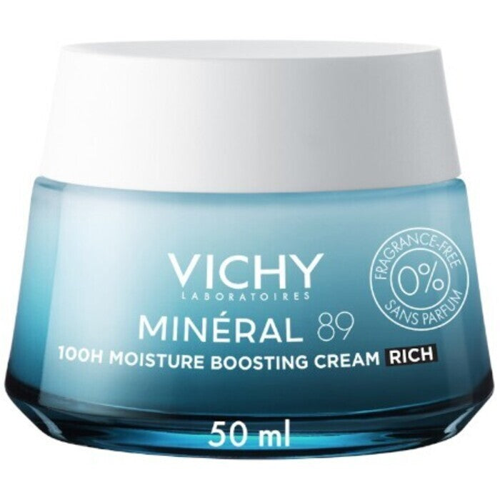 Vichy Mineral 89 100h Feuchtigkeitscreme - Reichhaltig 50ml