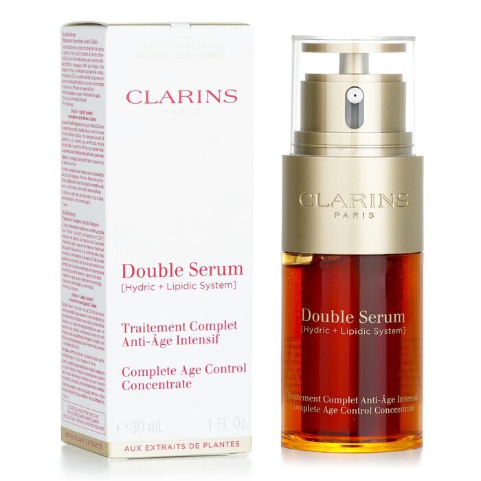 Clarins Doppelserum (Hydric + Lipidic System) Komplettes Age Control-Konzentrat, 30 ml