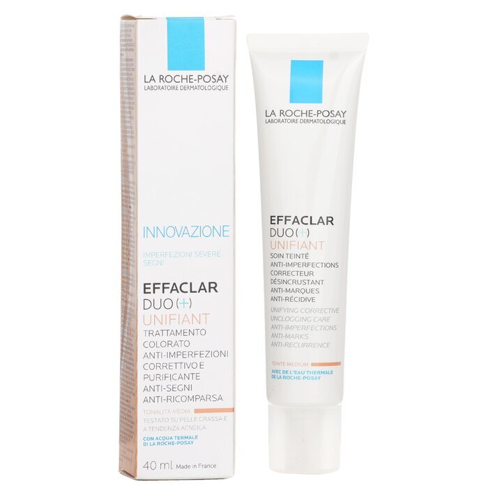 La Roche Posay Effaclar Duo (+) Unifiant Unifying Corrective Unclogging Care Anti-Imperfections Anti-Marks - Medium 40ml