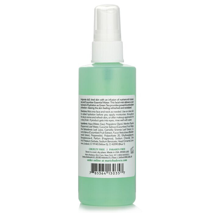 Mario Badescu Gesichtsspray mit Aloe, Gurke und grünem Tee – für alle Hauttypen, 118 ml/4 oz