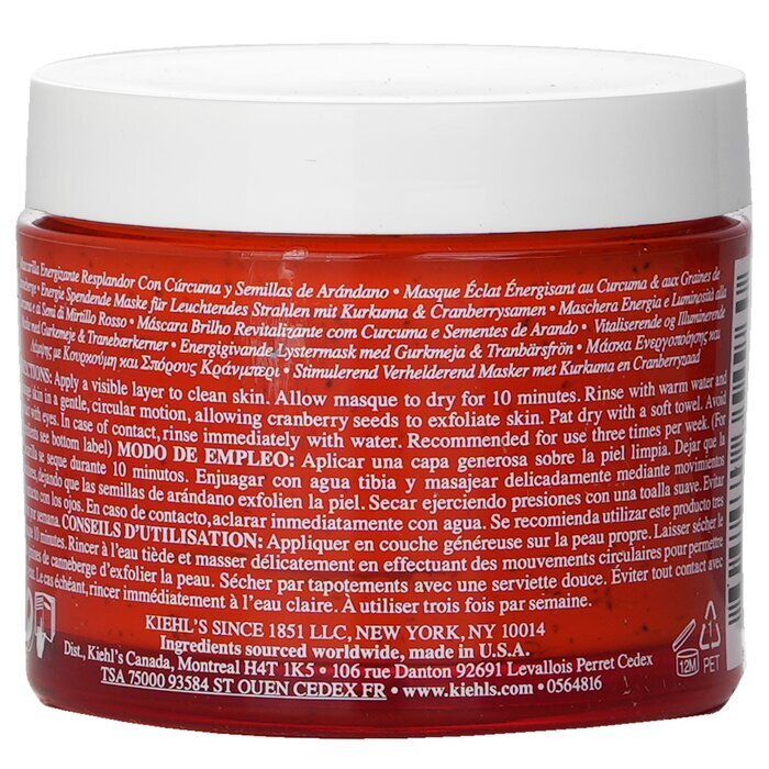 Kiehl's Turmeric & Cranberry Seed Energizing Radiance Masque 100ml