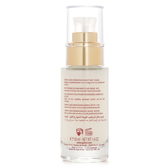 Guinot Hydrazone Feuchtigkeitsspendende Tages- und Nacht-Fluidcreme für das Gesicht, 50 ml