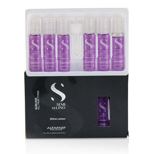 AlfaParf Semi Di Lino Sublime Shine Lotion (alle Haartypen) 12 x 13 ml