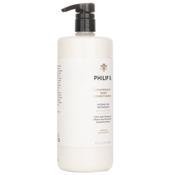 Philip B Leichter Tiefenpflege-Conditioner – # Parabenfreie Formel (Feuchtigkeitsspendender Entwirrer – Alle Haartypen) 947 ml/32 oz