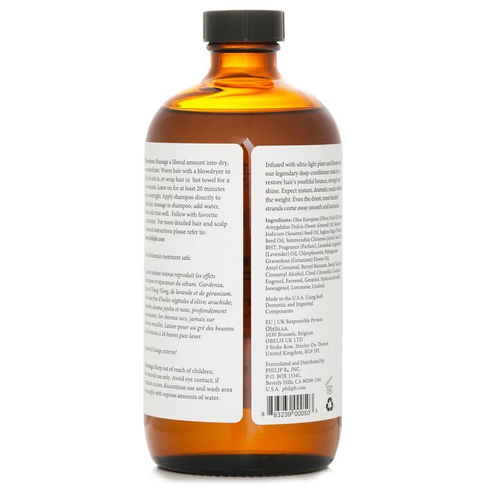 Philip B Rejuvenating Oil (Moisture + Repair - All Hair Types) 480ml