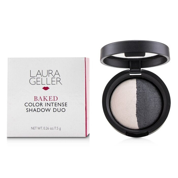 Laura Geller Baked Color Intense Shadow Duo – # Marmor/Mitternacht, 7,5 g/0,26 oz