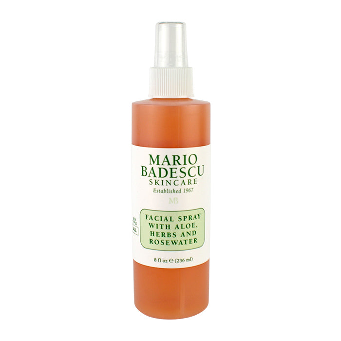 Mario Badescu Gesichtsspray mit Aloe, Kräutern und Rosenwasser – für alle Hauttypen, 236 ml/8 oz