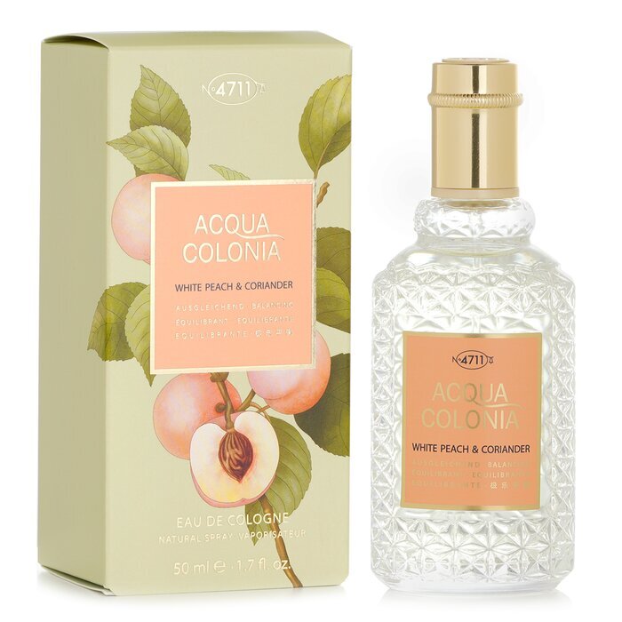 4711 Acqua Colonia White Peach & Coriander Eau de Cologne Spray 50 ml