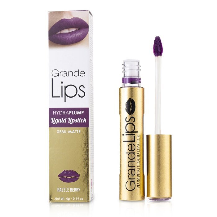 Grande Cosmetics (GrandeLash) GrandeLIPS Plumping Liquid Lipstick (Semi Matte) - Razzle Berry 4g