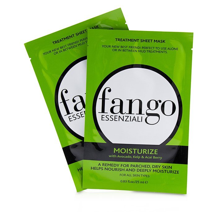 Borghese Fango Essenziali Feuchtigkeitsbehandlungs-Blattmasken 4x25ml/0,83oz