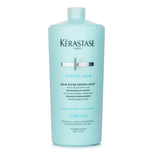 Kerastase Specifique Bain Riche Dermo-Calm reinigendes, beruhigendes Shampoo (empfindliche Kopfhaut, trockenes Haar) 1000 ml/34 oz