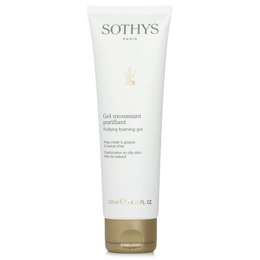 Sothys Reinigendes Schaumgel – Für Mischhaut bis fettige Haut, mit Irisextrakt, 125 ml