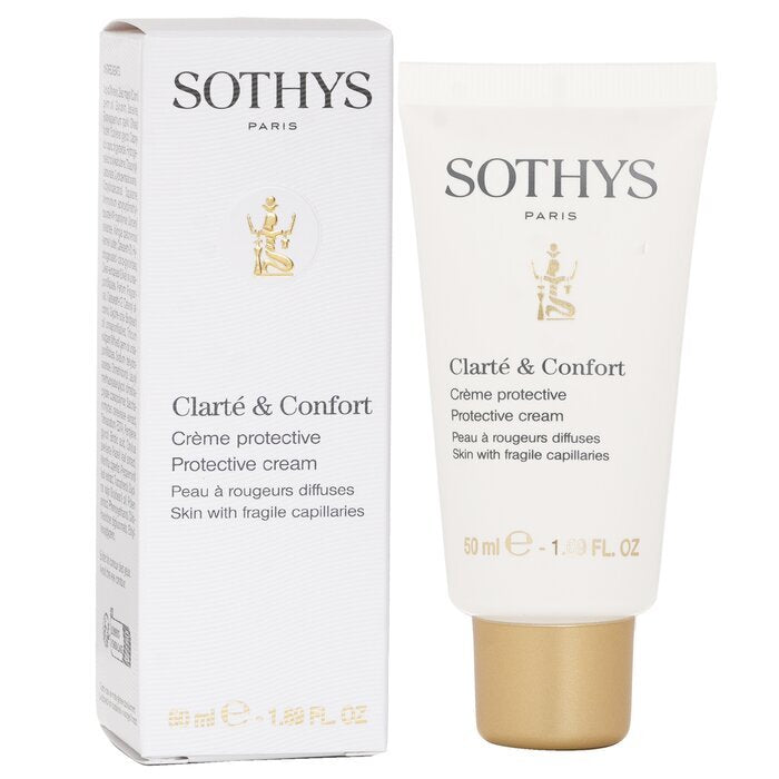 Sothys Clarte & Comfort Schutzcreme – Für Haut mit empfindlichen Kapillaren, 50 ml