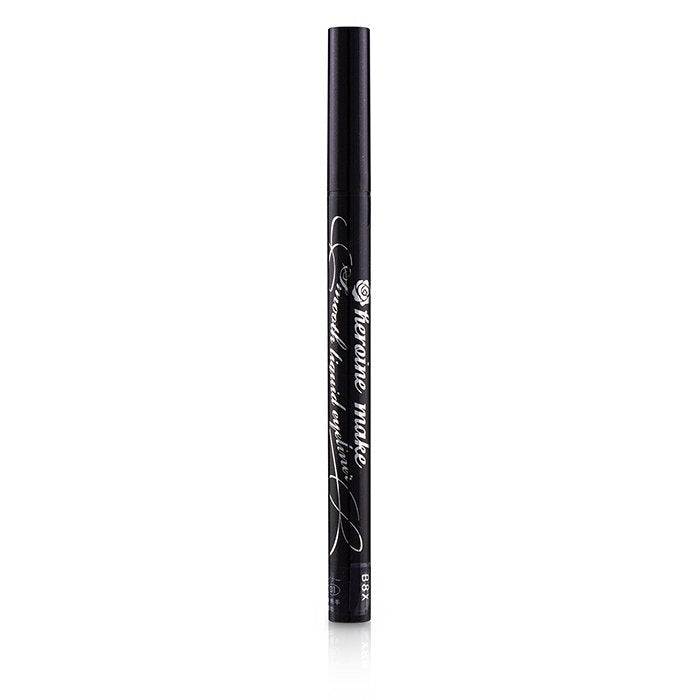 KISS ME Heroine Make Smooth Flüssig-Eyeliner, wasserfest – Nr. 01 Schwarz, 0,4 ml/0,01 oz