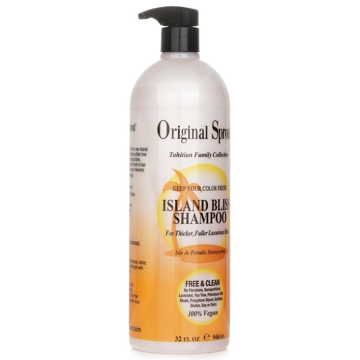 Original Sprout Tahitian Family Collection Island Bliss Shampoo (für dickeres, volleres, luxuriöses Haar) 975 ml/33 oz