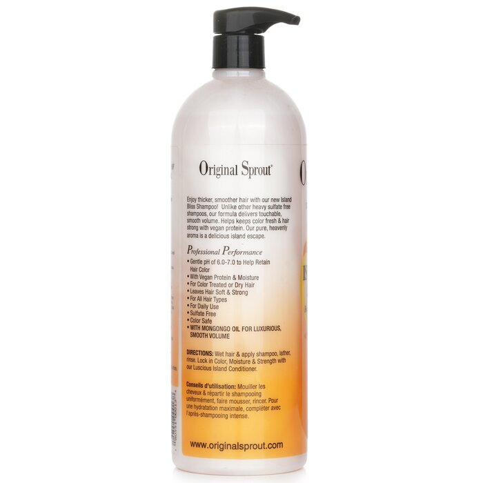 Original Sprout Tahitian Family Collection Island Bliss Shampoo (für dickeres, volleres, luxuriöses Haar) 975 ml/33 oz