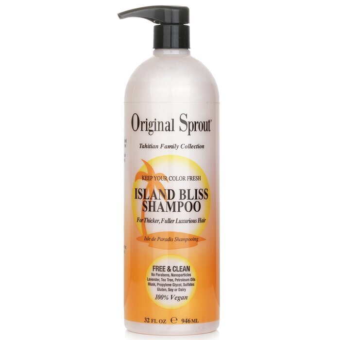 Original Sprout Tahitian Family Collection Island Bliss Shampoo (für dickeres, volleres, luxuriöses Haar) 975 ml/33 oz