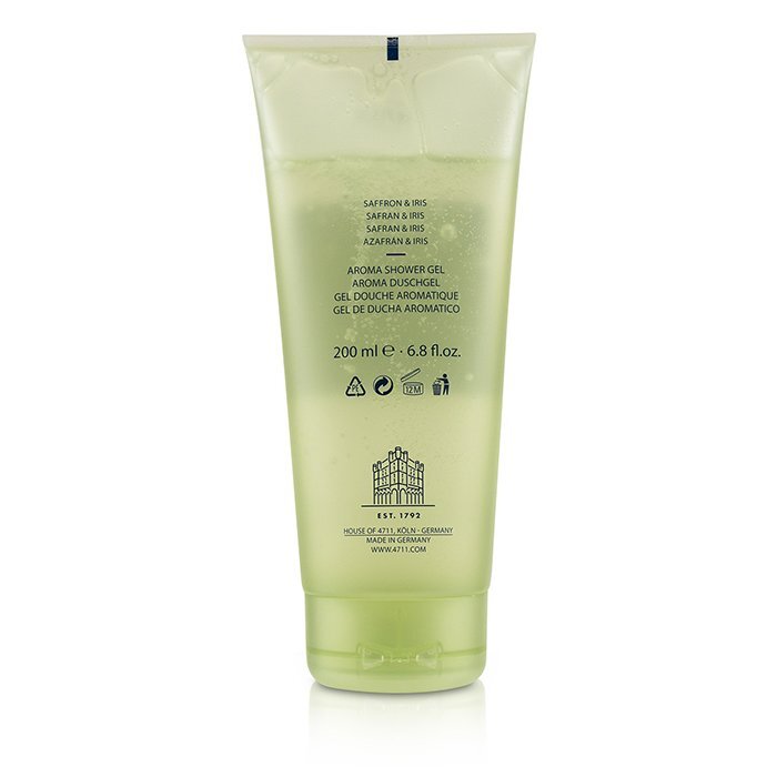 4711 Acqua Colonia Safran & Iris Aroma Duschgel 200 ml/6,8 oz