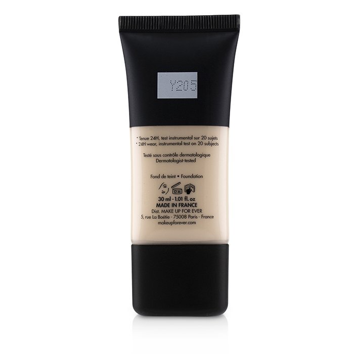 Make Up For Ever Matte Velvet Skin Foundation mit vollständiger Abdeckung – Nr. Y205 (Alabaster) 30 ml