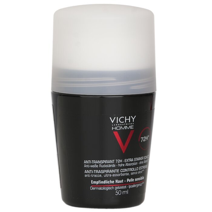 Vichy Homme 72H* Extreme-Control Antitranspirant Roll-On (für empfindliche Haut) 50ml/1,69oz