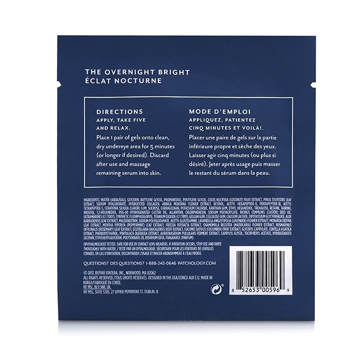 Patchology FlashPatch Augengele - Regenerierende Nacht, 5 Paar